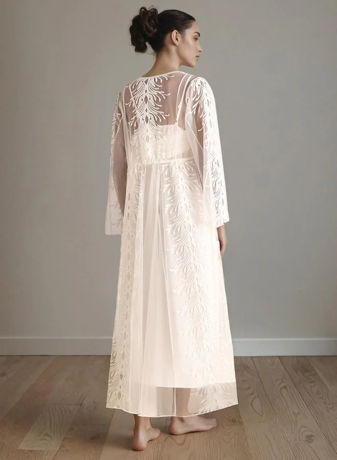 Splash FAV Lace Bridal Night Gown with Robe